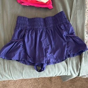 Blue get your flirt on free people shorts